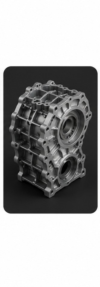 Model 3D obudowy przekładni